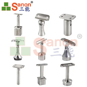 SANON Balustrade Fittings 4X4 Stainless Steel 304 316 Top Mount Handrail Brackets