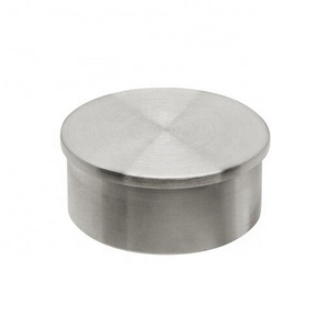 Customized Handrail Fitting Brushed Decorative Stainless Steel Pipe End Cap