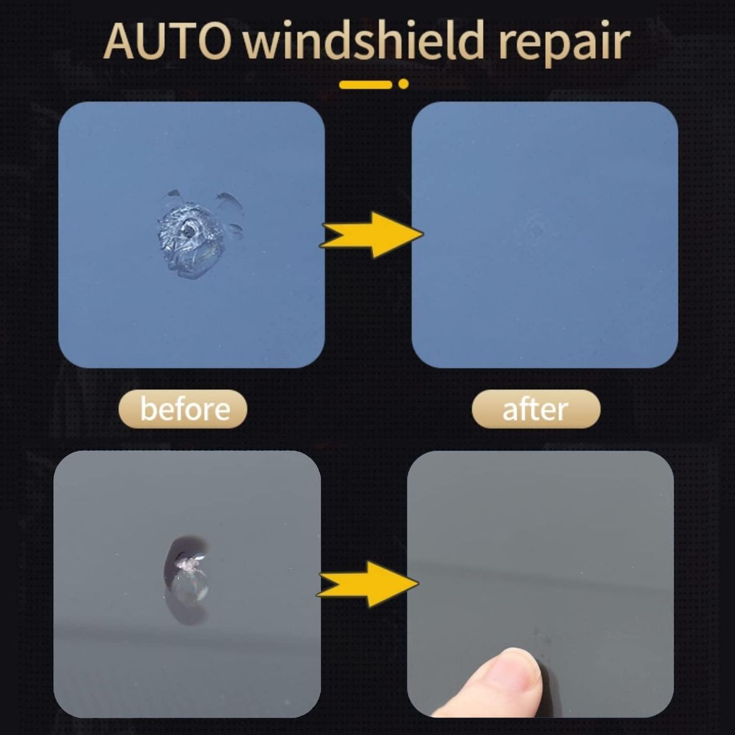 SANVO Windshield Cracked Glass Repair Kit glass crack fliud watch repair car front glass windshield repair kit