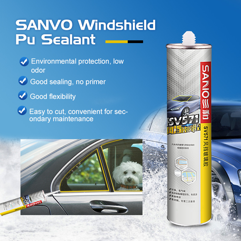 Sanvo High Quality Factory  windscreen sealants For Car Window Glass Auto Glass Polyurethane Sealant Car Windshield Pu Sealant