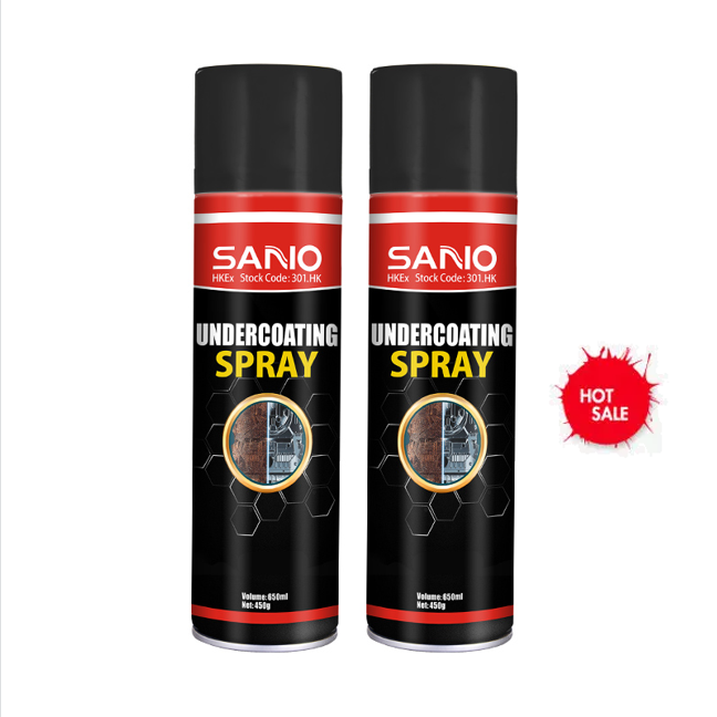 Sanvo aerosol undercoating black spray Auto Other Car Care Products rubberized umdercoating car body cleaning and protecting