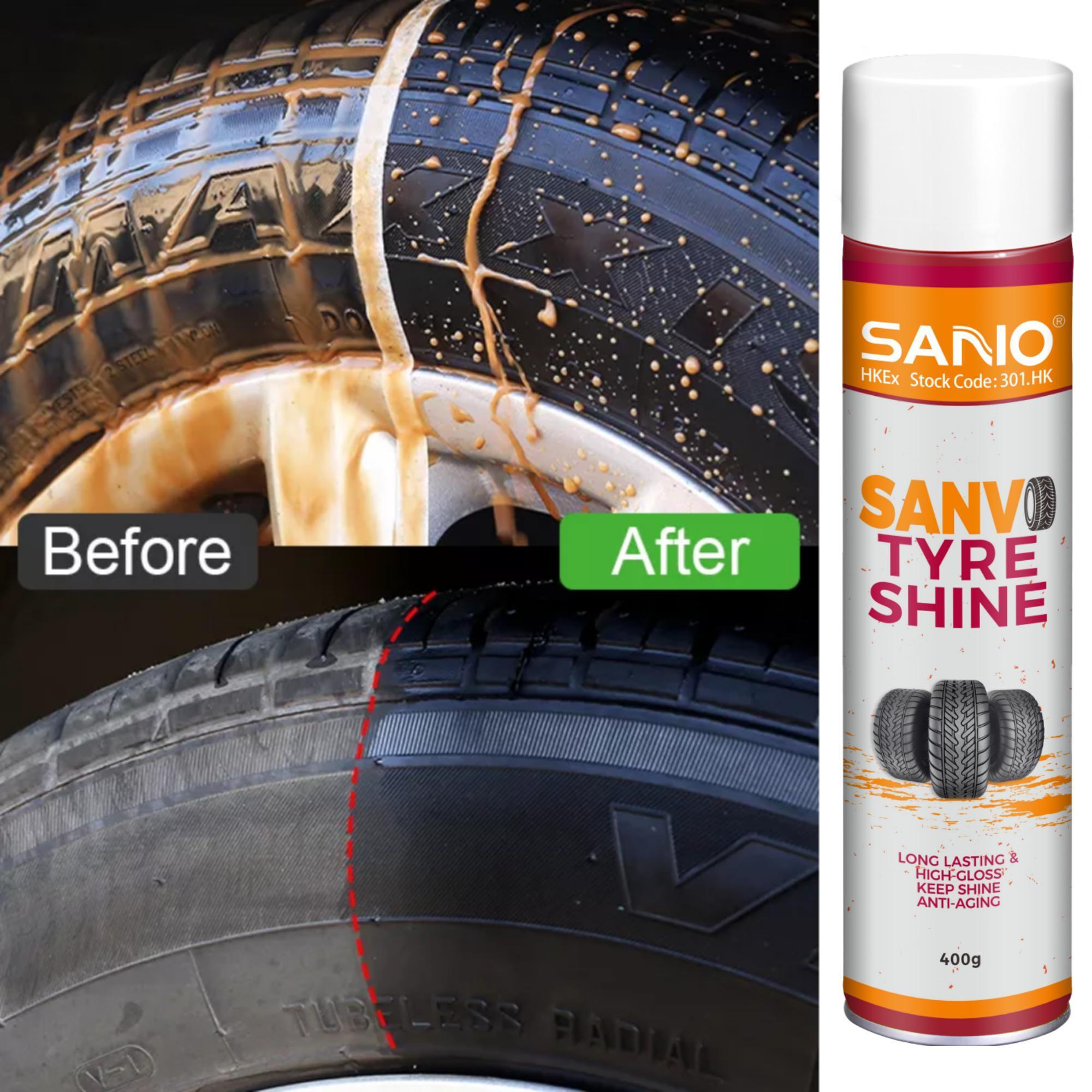 Hot Sale Car Care Product Aerosol Foam Cleaner Spray Concentrate solution dust remover Silicone Tire Shine