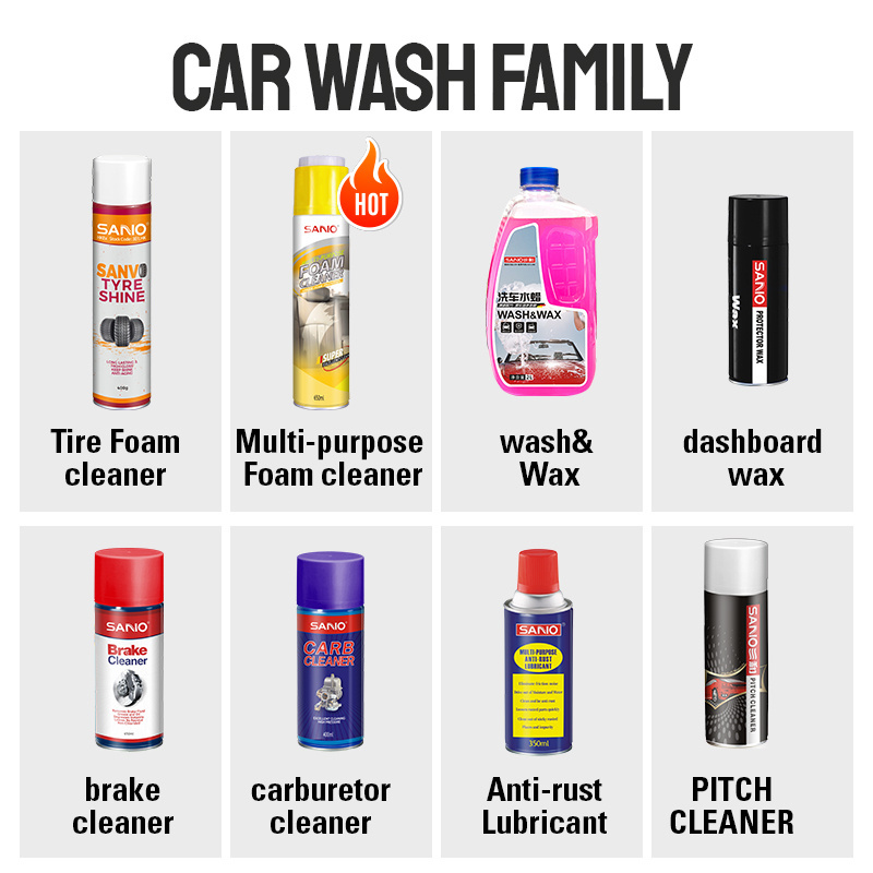 High quality car care customized SANVO Universal rust remover All-purpose rust-proof lubricating loose rust aerosol