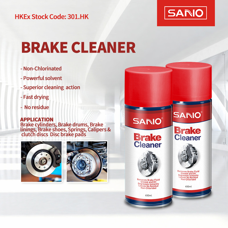 SANVO brake parts cleaner 650ml  kleen spray dust disc parts cleaner liquid clutch disc spray  brake systems brake cleaner