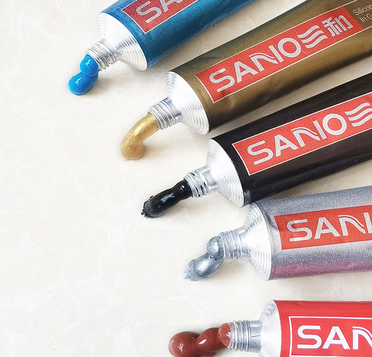 Sanvo Silicone sealant RTV black grey red gasket maker industry silicone hi-temn RTV Silicone Gasket Maker