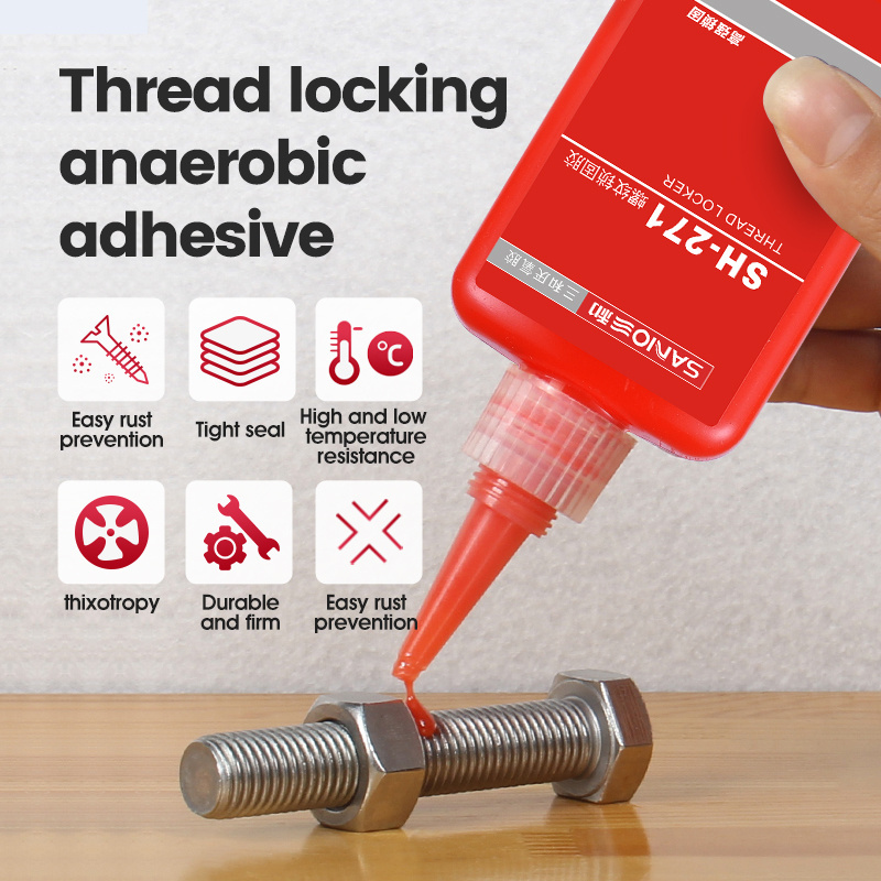 Sanvo High Strength Anaerobic Threadlocker Suppliers Quick-Drying 271 Thread  Locker adhesive Sealant