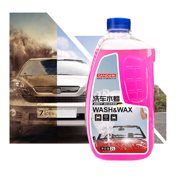 Sanvo Wholesale Waterless Car Wash Spray clean Car Body Shampoo Liquid for Car 3 Years Polishing Wax