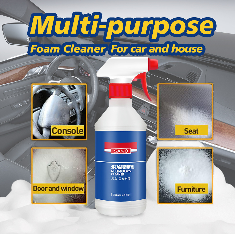 SANVO Total Interior Cleaner and Protectant Upholstery car Seats Stain Remover car care all purpose cleaner spray