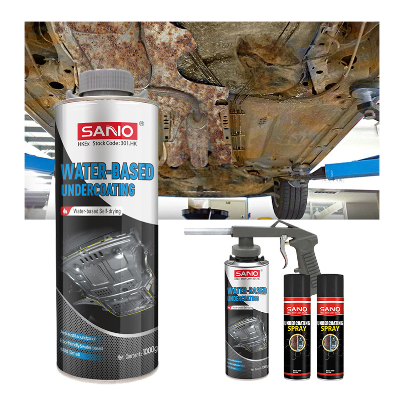 Sanvo OEM rubberized undercoating spray  corrosion-resistant wholesale paint in car care anti rust protection Undercoating Spray