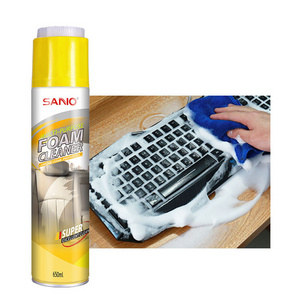 high quality car care wax non toxic foam cleaner surface cleaner interior foam cleaner for computer