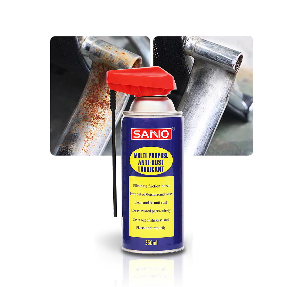 Sanvo manufacturer OEM car care cleaner spray high-quality multi-purpose anti-rust lubricating rust-removing aerosol