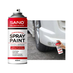 Colors Pantone Car Scratch Repair Aerosol Spray Paint High Quality Manufacturer Customized Nitrocellulose Line X Car Paint 400ml