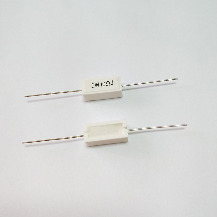 Axial SQP cement wire wound resistor 25W 10 ohm 5%  resistor