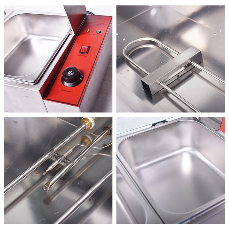 Commercial Buffet Electric Catering Food Warmer Table Top Industrial Curved Glass Stainless Steel Bain Marie Counter