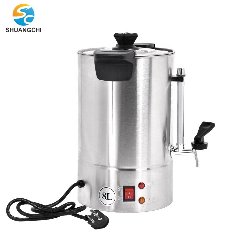 High Standard 35 Liter Commercial Milk Tea Store Stainless Steel  Electric Water Boiler Water Heating Machine Boiler