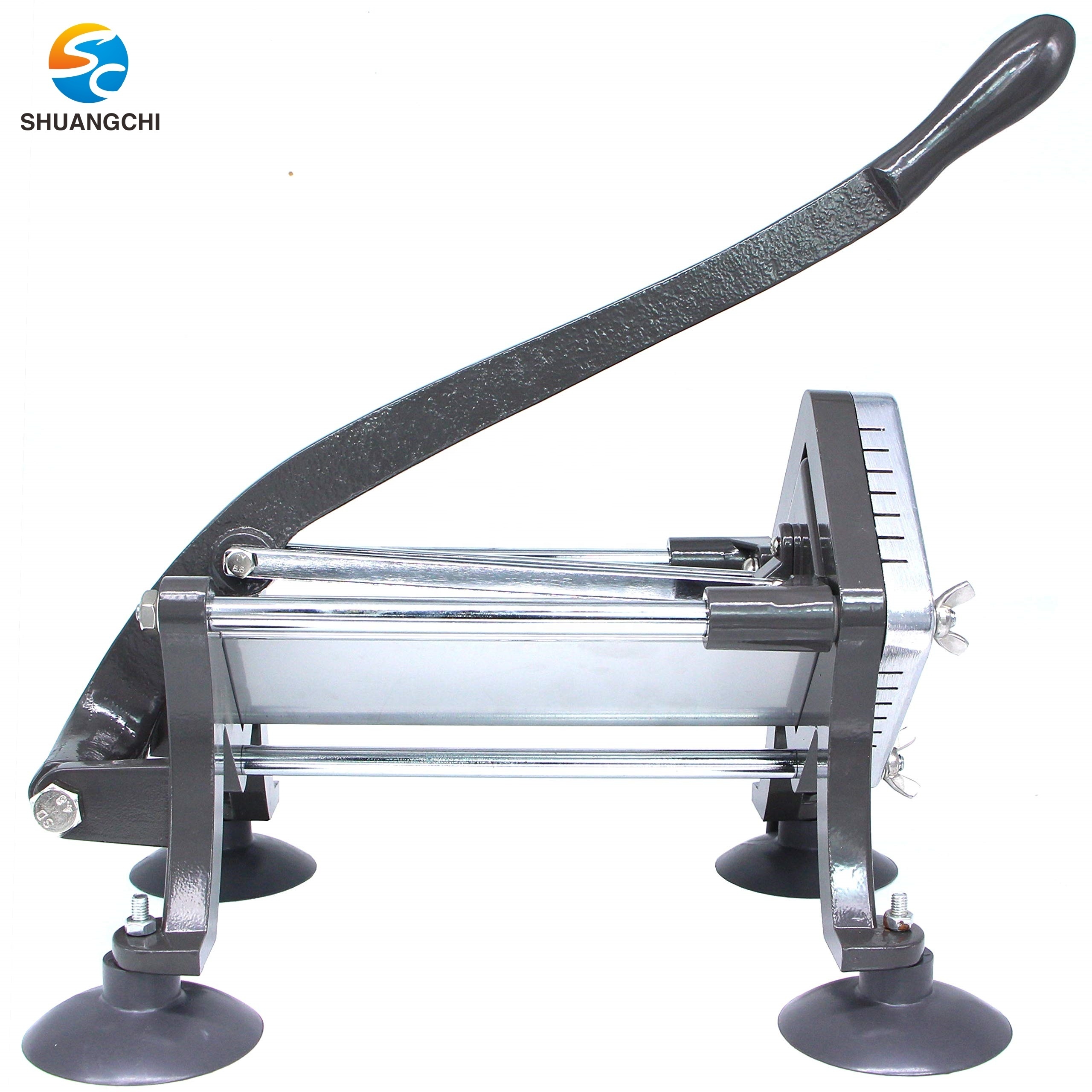 Horizontal Potato Cutter Manual Cutting Machine French Fries Cutter French Fried Cutter Commercial Potato Slicer