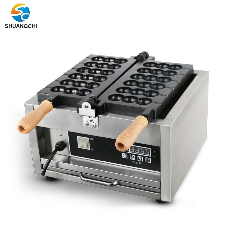 Electric Snack Machine Commercial Waffle Makers Machine Automatic Sandwich Egg Stick Waffle Maker Bubble Egg Machine