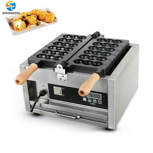 Electric Snack Machine Commercial Waffle Makers Machine Automatic Sandwich Egg Stick Waffle Maker Bubble Egg Machine