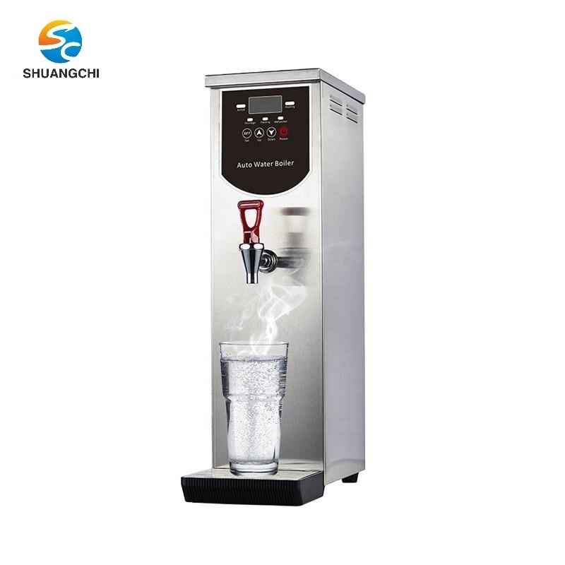 Electric hot water boiler commercial water dispenser bar counter milk tea water juicer heater stainless steel body for beverage