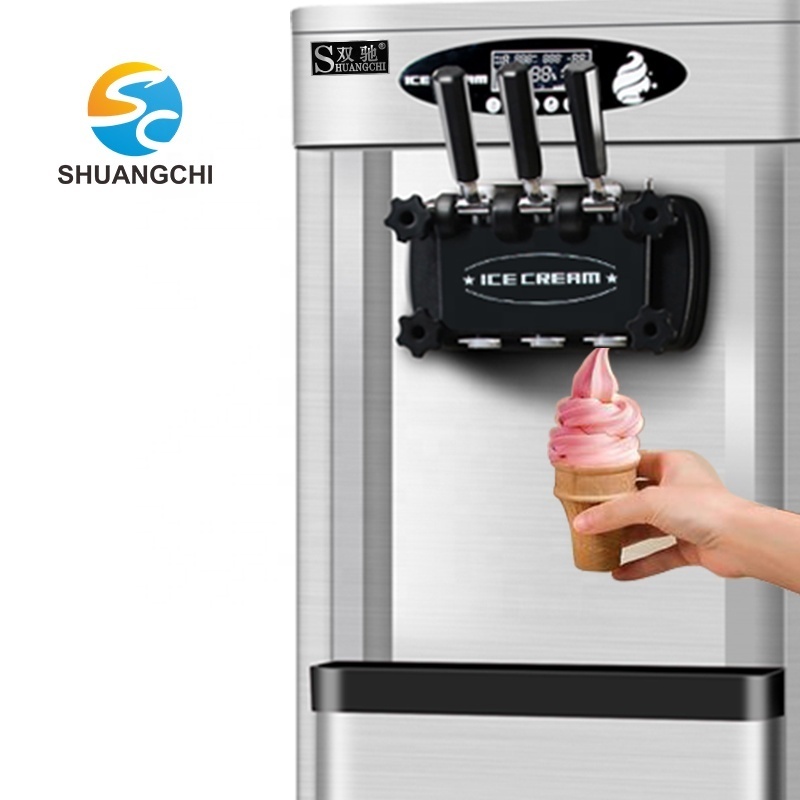 Commercial ice cream makers other snack machines 36L 40L soft serve ice cream machine frozen yogurt machine for hot sale