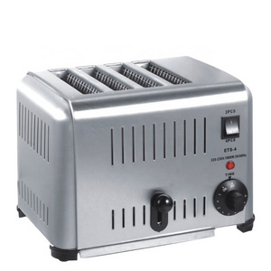 Pop-up Bread Toaster Commercial Breakfast Toaster Machine Automatic Electric 4 Slice Toaster