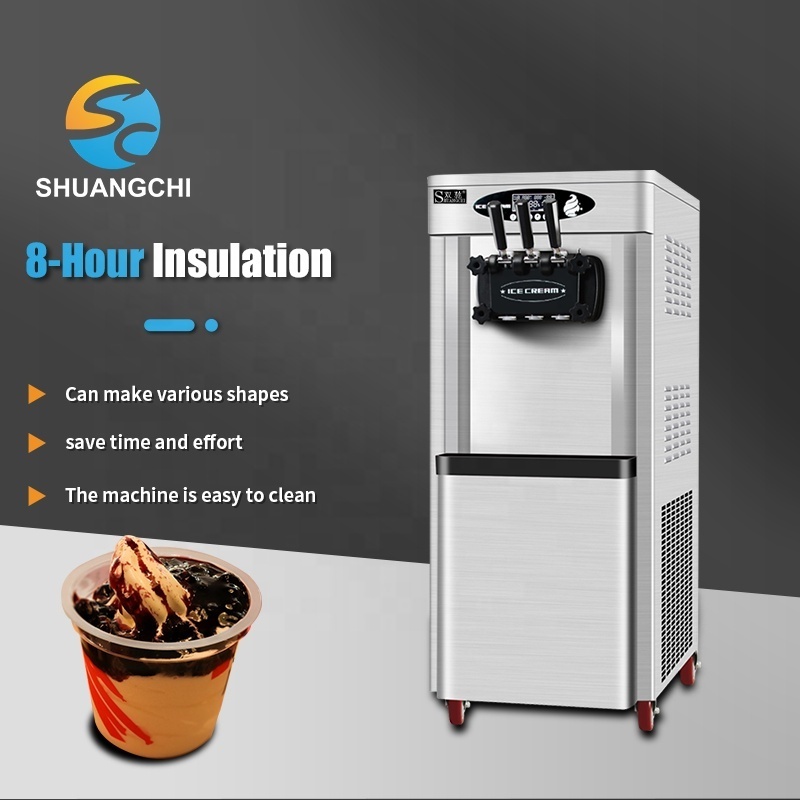 Commercial ice cream makers other snack machines 36L 40L soft serve ice cream machine frozen yogurt machine for hot sale