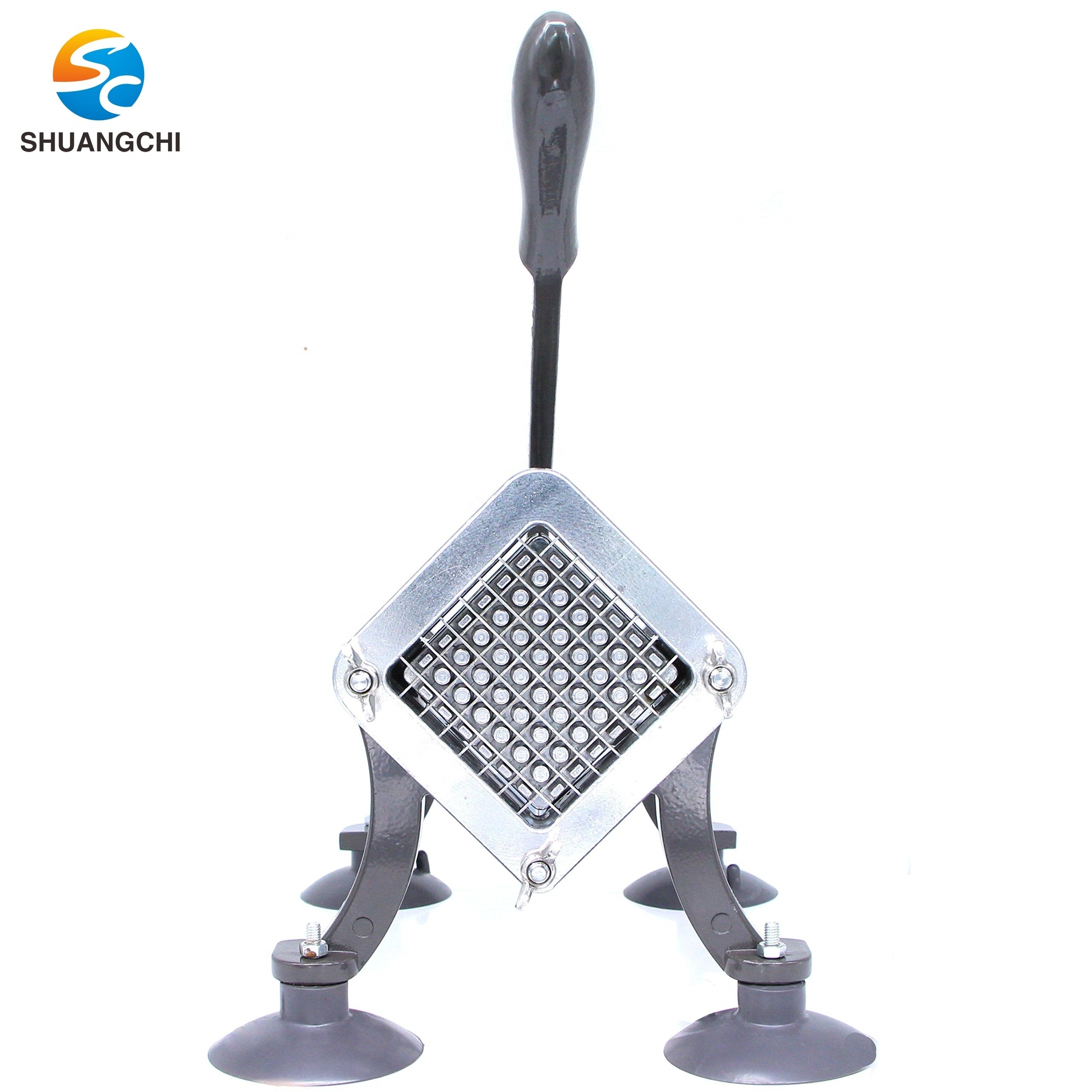 Horizontal Potato Cutter Manual Cutting Machine French Fries Cutter French Fried Cutter Commercial Potato Slicer