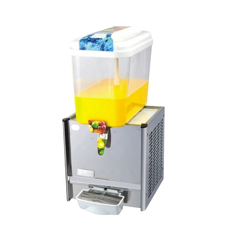 18L Single tank commercial cold drink juice dispenser machine automatic electric beer juice mixing machine with stir