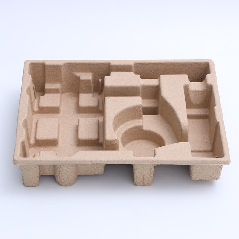 Biodegradable Pulp Mold Factory Product Packaging Paper Pulp Sugarcane Recycled Paper Pulp Tray