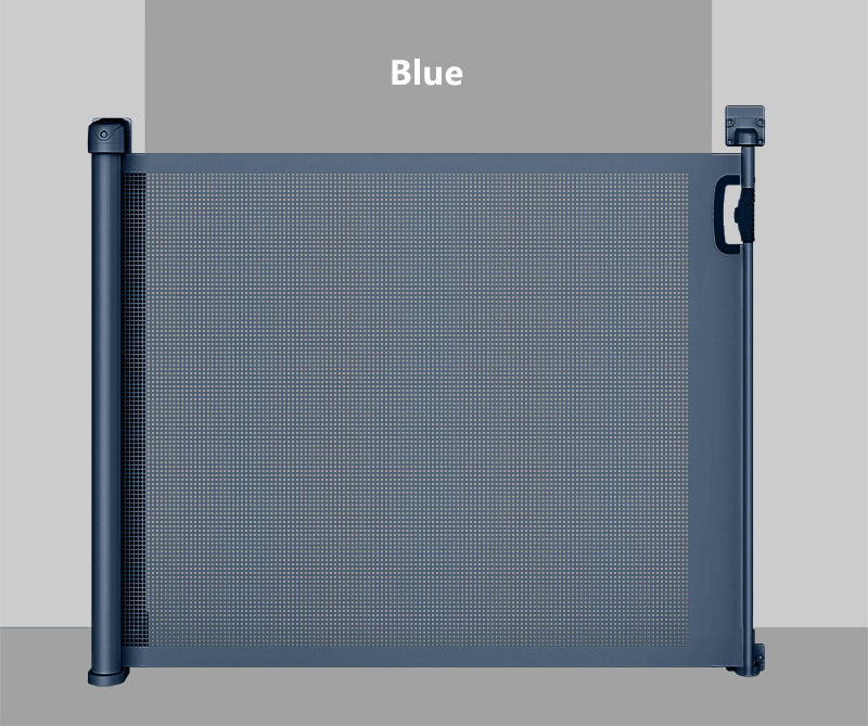 Retractable Wide Safety Mesh Gate Easy to Roll and Latch for Stairways Doorways Hallways