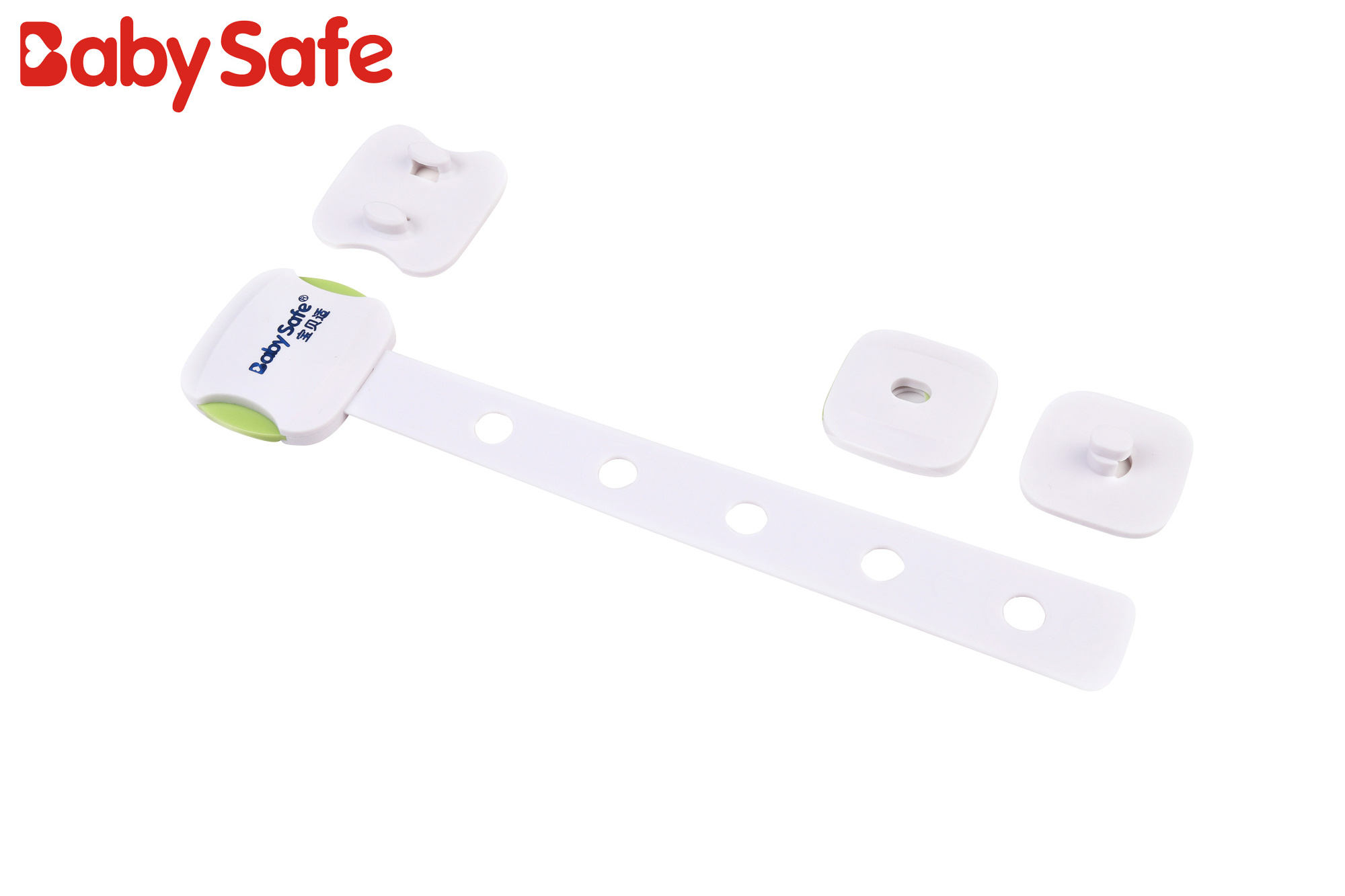 Baby Adhesive Adjustable Toilet Sliding Door Fridge Child Proof Kids Strap Locks