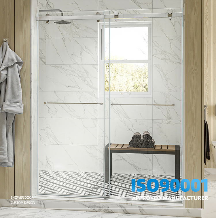 Seawin attractive style frameless Temper glass shower door