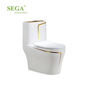 Toilet Wc Toilet  Ceramic Bathroom Commode Water Closet Ceramic Siphonic One Piece White Modern Hotel