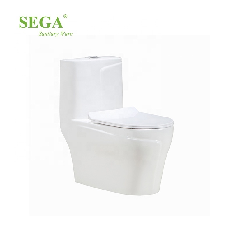 Toilet Wc Toilet  Ceramic Bathroom Commode Water Closet Ceramic Siphonic One Piece White Modern Hotel