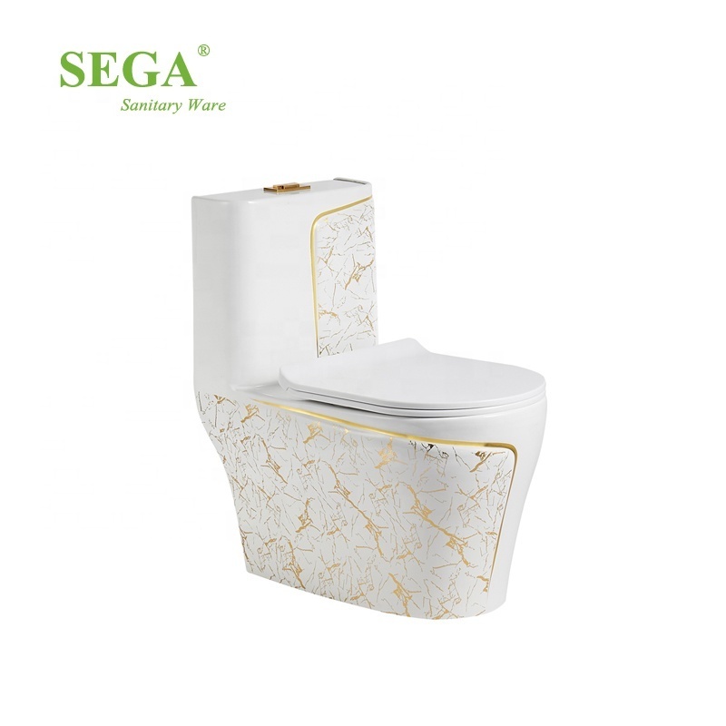 Toilet Wc Toilet  Ceramic Bathroom Commode Water Closet Ceramic Siphonic One Piece White Modern Hotel