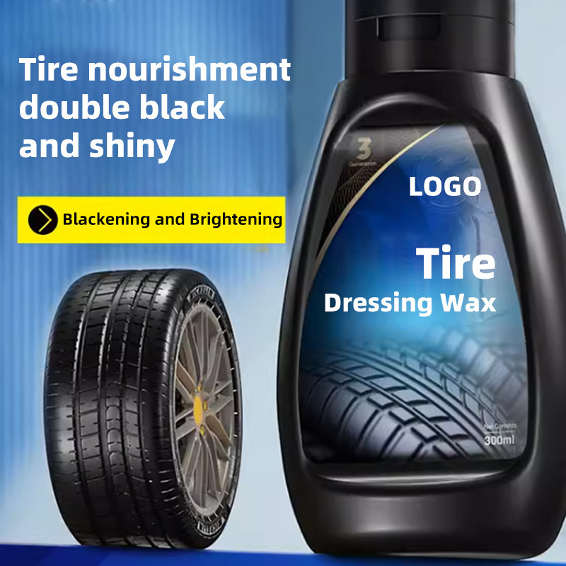 Tire Dressing Tire Wax Black Restore Shine Water Repellent Protection Coating