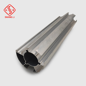 Customized Outdoor Curtain Poles Tent Tube Aluminium Extrusion Beam Profiles Supplier Aluminum Metal Alloy Extrusion Profiles