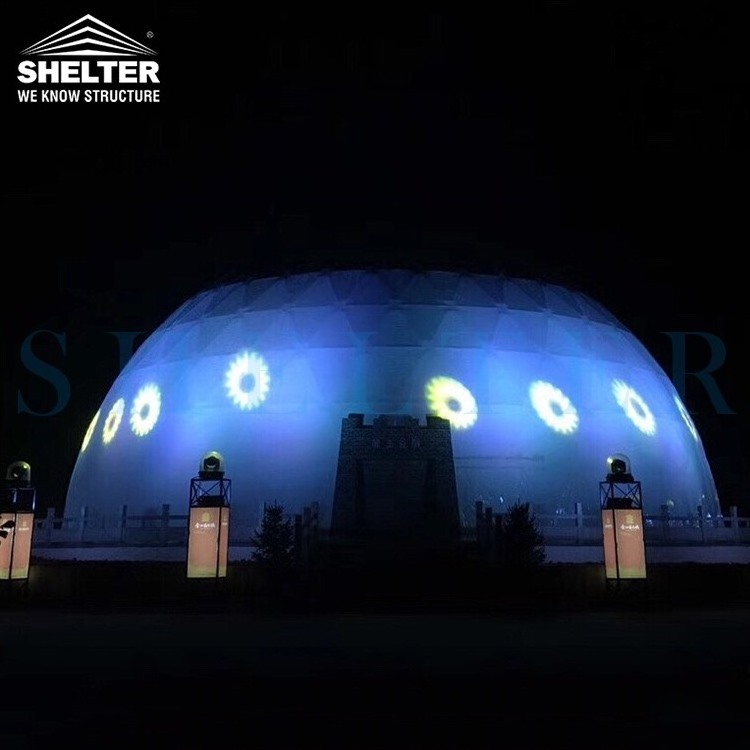 Hot Sale Dome 360 Projection Tent Factory Big Half Sphere Dome Tent For Projection Event