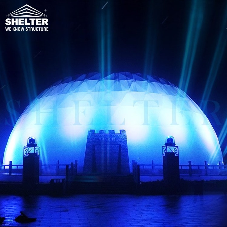 Hot Sale Dome 360 Projection Tent Factory Big Half Sphere Dome Tent For Projection Event