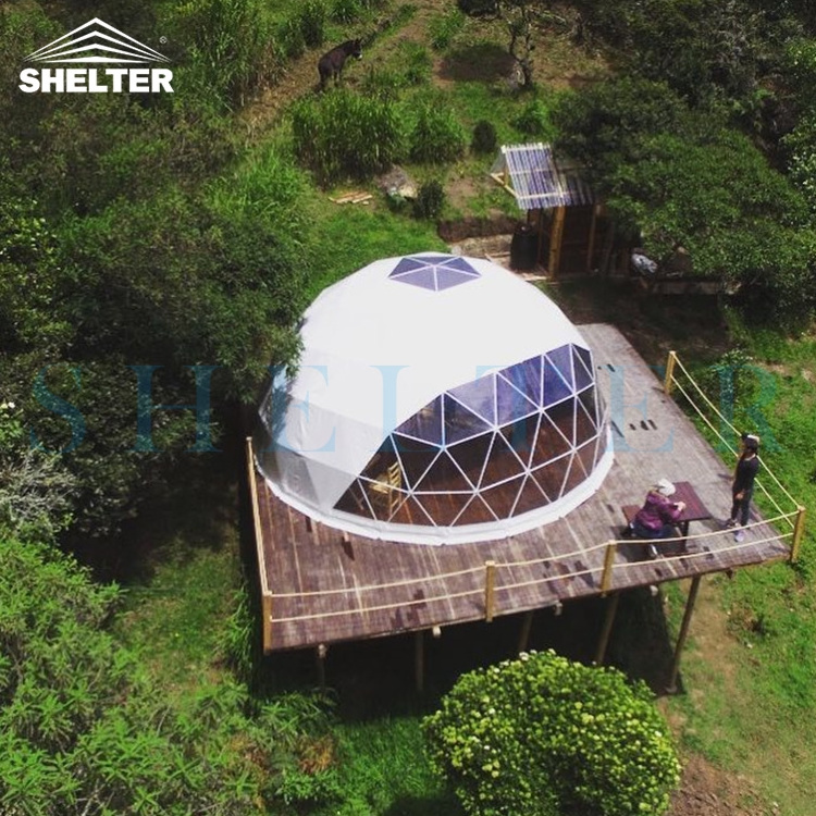 Outdoor Trade Show 6m Igloo Pvc Hotel Dome House Tents Home Kit Glamping Geodome Camping Glass Geodesic Round Dome Tent For Sale