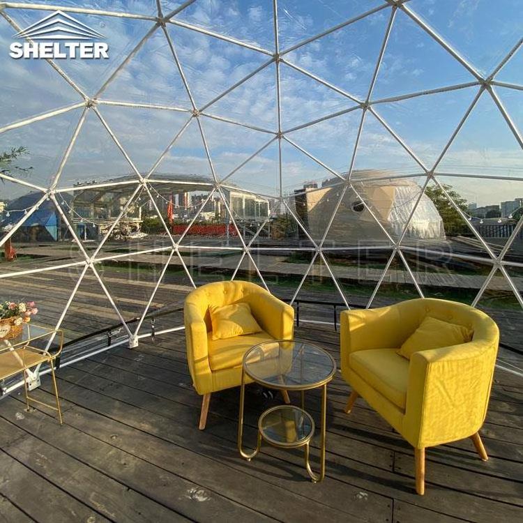 4m Outdoor Tent Transparent Garden Igloo Dome Tent Geodesic Dome Bubble Igloo Tent For Sale