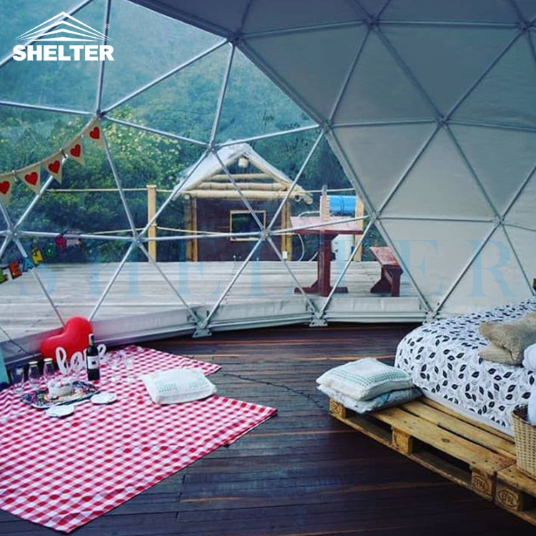 Outdoor Trade Show 6m Igloo Pvc Hotel Dome House Tents Home Kit Glamping Geodome Camping Glass Geodesic Round Dome Tent For Sale