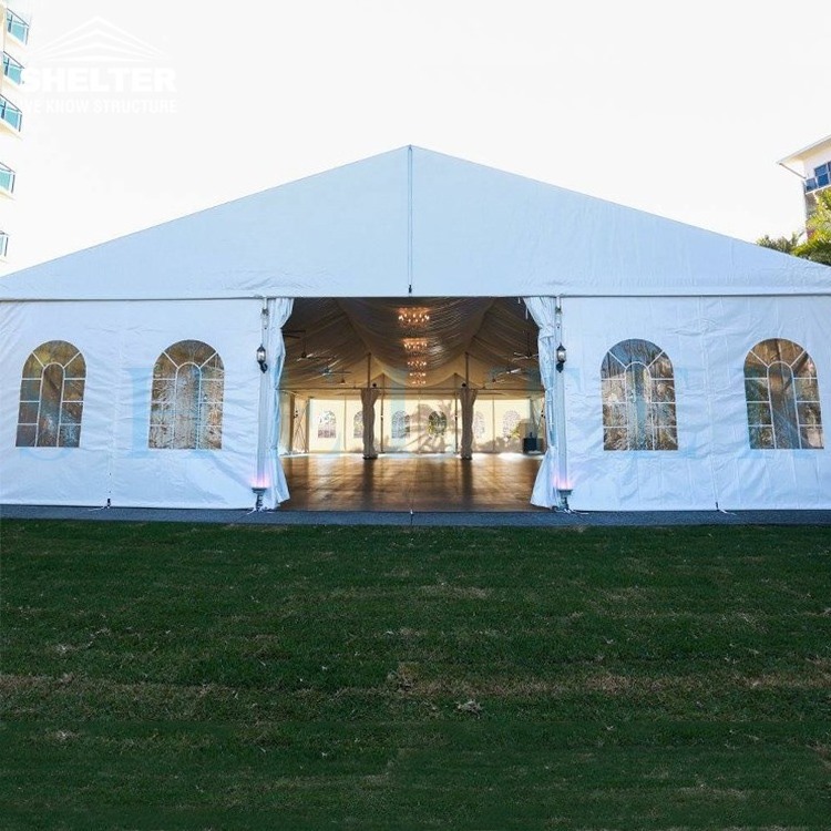 Hot Sale 10x20m Large Party Wedding Marquee White Church Tent for Sale