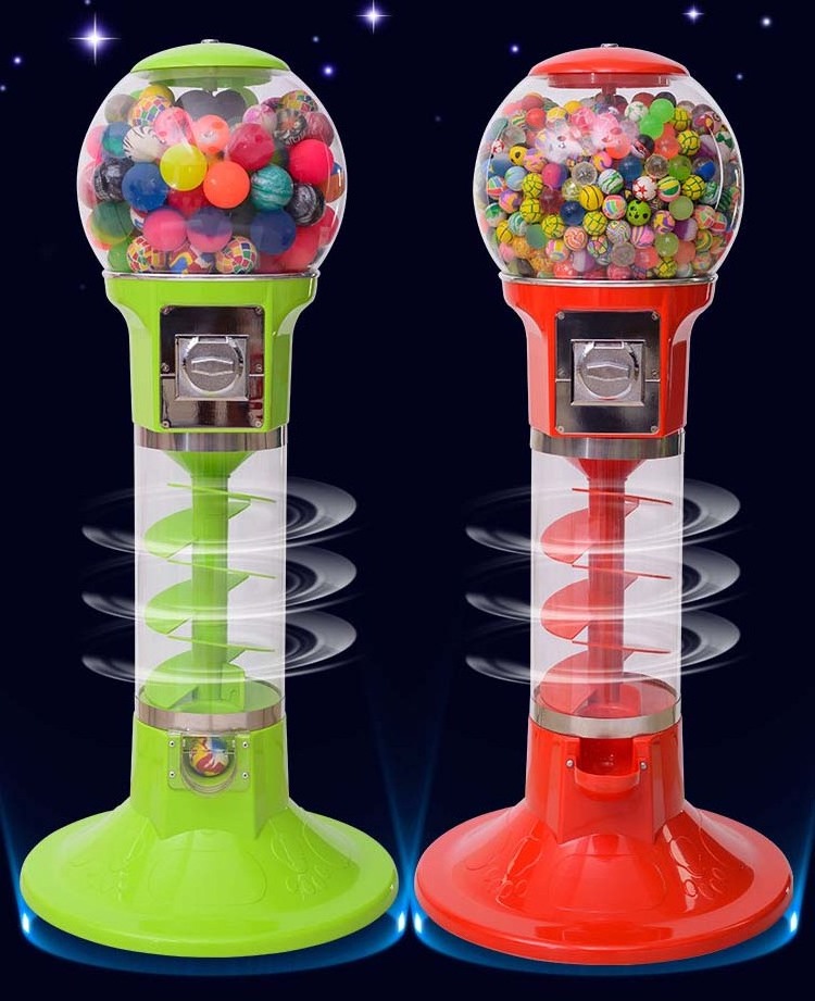 Big Spiral Capsule Toys Gacha Machine Gumball Bouncy Ball Candy Toy Vending Machines 130cm Gashapon Machine