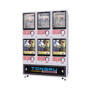 Japanese Gacha Store Whole Design Three Layer Gashapon Machine candy egg twist card gacha token Game Toy Capsule Vending Machine