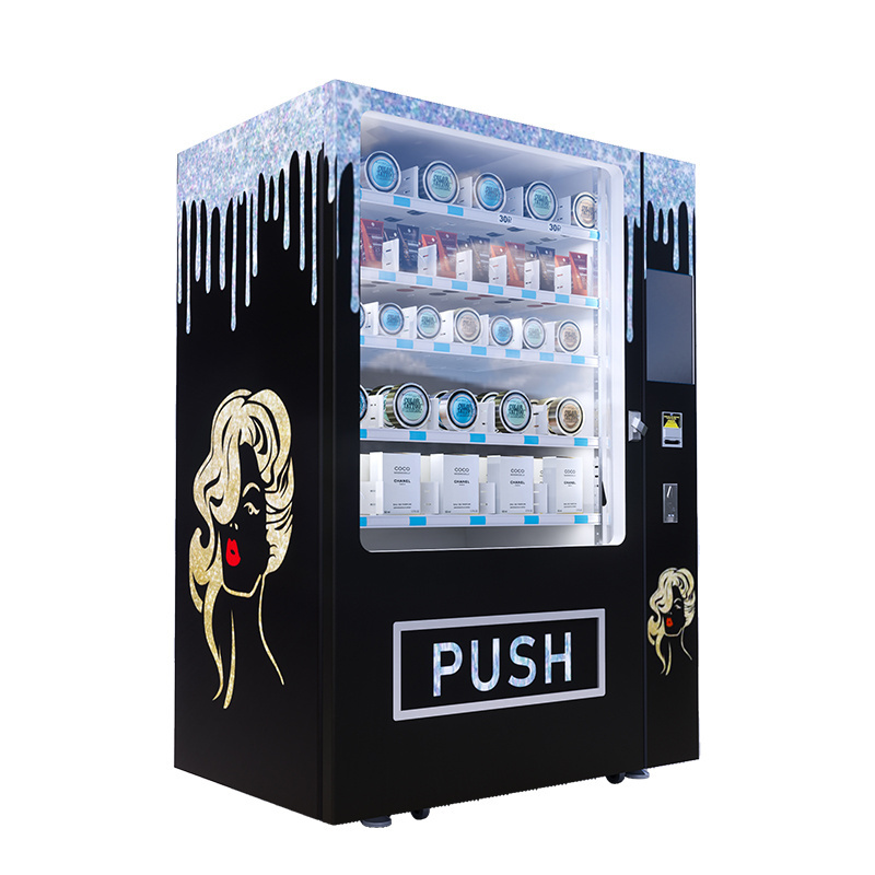 Large capacity automatic food and drink vending machines automatic soda combo card reader vending machines