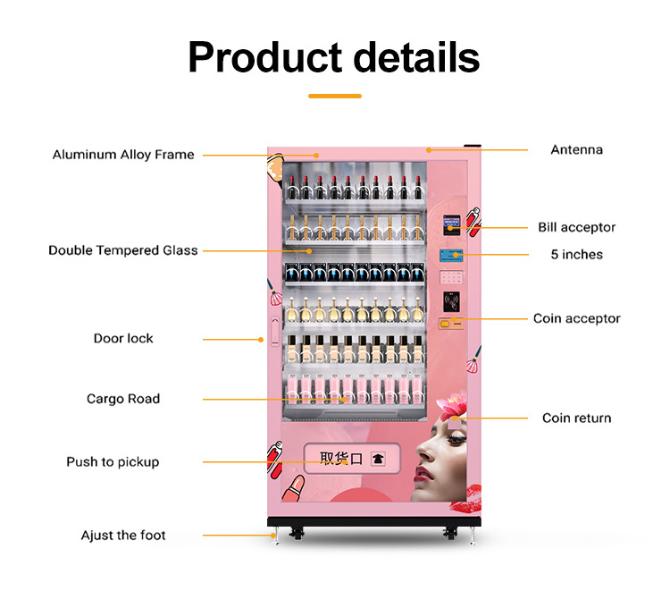 beauty vending machine self service 24 hours touch screen eyelash hair vending machine manufacturer lash vending machine