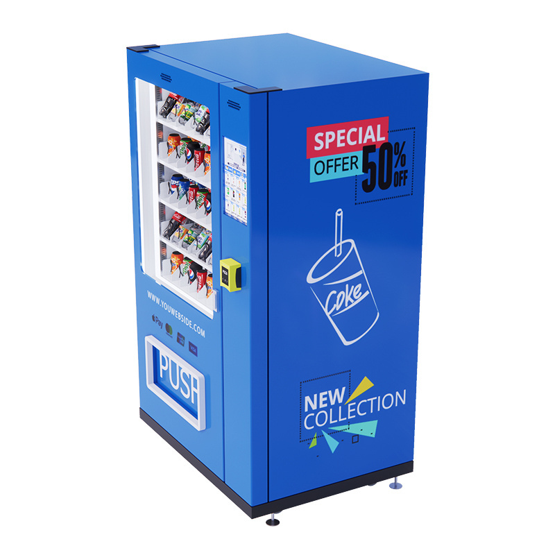 China made Hi-tech Smart hot selling high quality snack and drinks vending machine