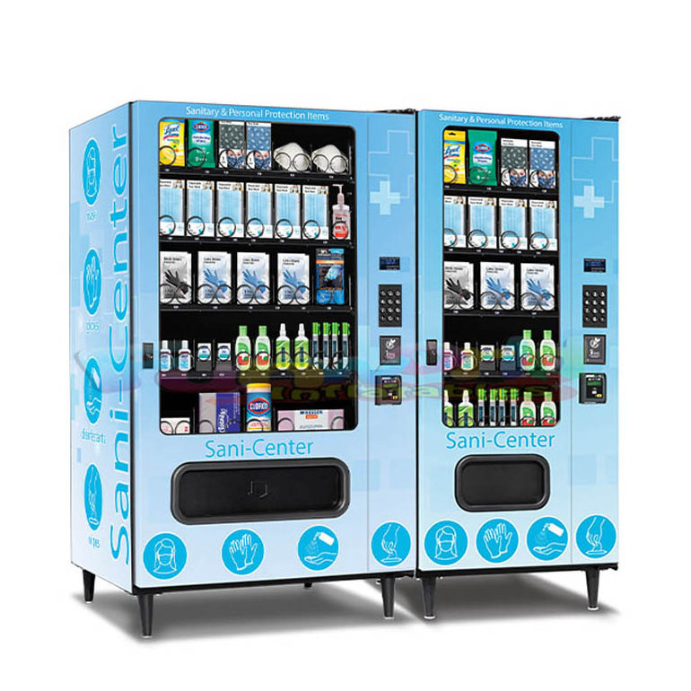 China snacks coffee vending maquina expendedora combo vending machine for foods and drinks