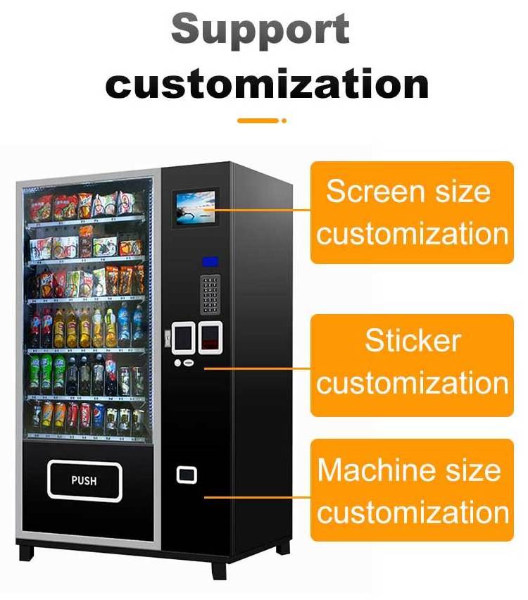 Modern Automatic Vending Machine Electronic Merchandise Age Verify Vending Machine